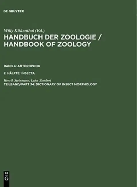 Cover of Dictionary of Insect Morphology