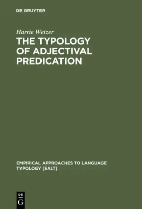 Cover of The Typology of Adjectival Predication