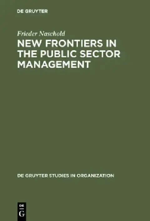 Cover of New Frontiers in the Public Sector Management