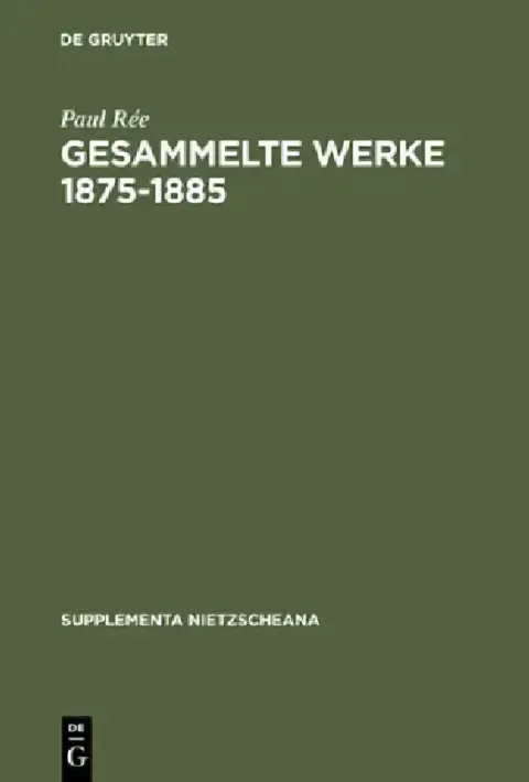 Cover of Gesammelte Werke 1875-1885