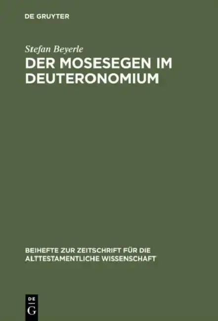 Cover of Der Mosesegen im Deuteronomium