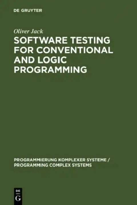 Cover of Software Testing for Conventional and Logic Programming