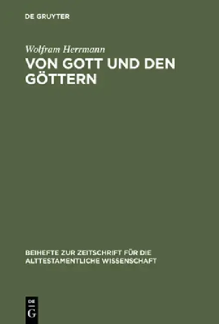 Cover of Von Gott und den Göttern