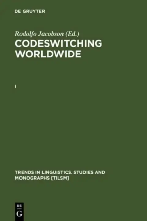 Cover of Codeswitching Worldwide. [I]