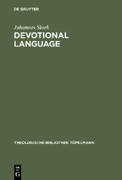 Cover of Devotional Language