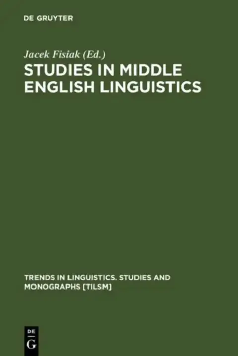 Cover of Studies in Middle English Linguistics