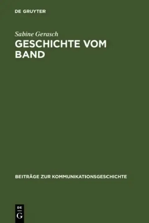 Cover of Geschichte Vom Band