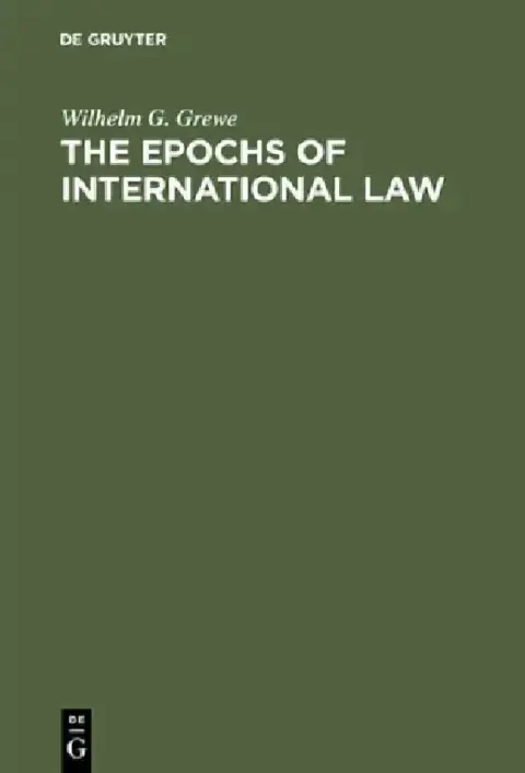 Cover of The Epochs of International Law