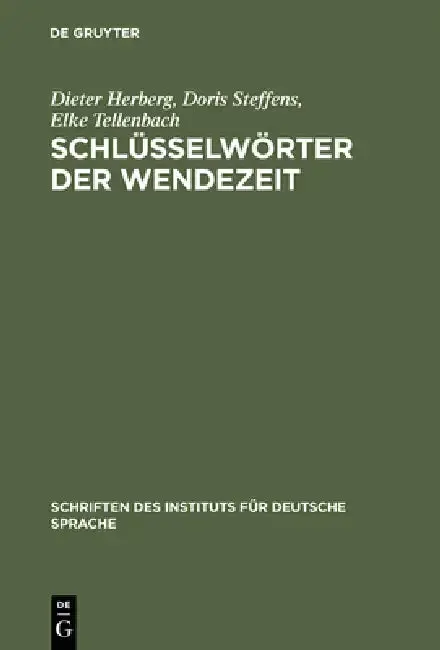 Cover of Schlüsselwörter der Wendezeit