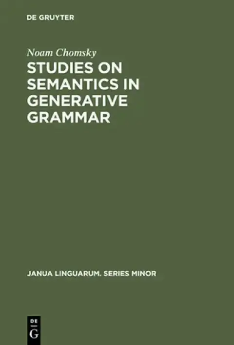 Cover of Studies on Semantics in Generative Grammar