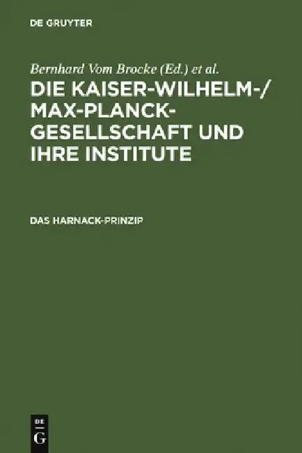 Cover of Das Harnack-Prinzip