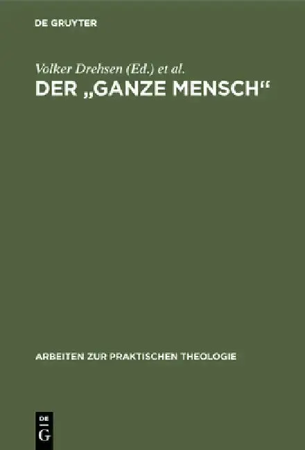 Cover of Der "ganze Mensch"