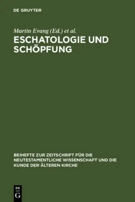 Cover of Eschatologie und Schöpfung