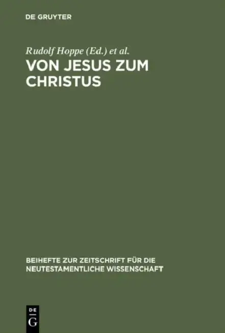 Cover of Von Jesus Zum Christus
