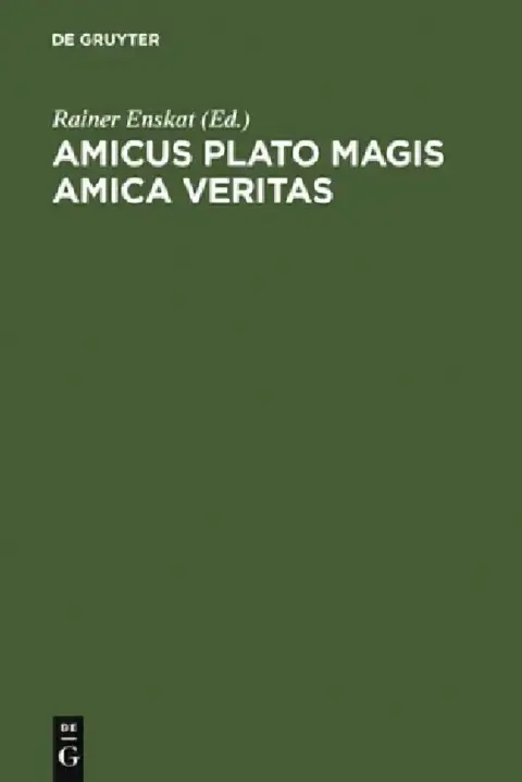 Cover of Amicus Plato magis amica veritas