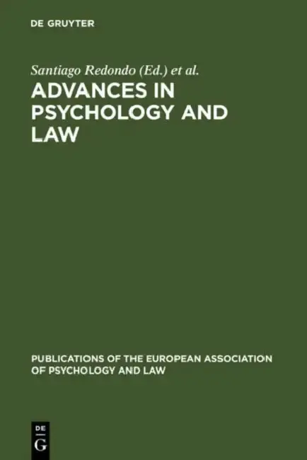 Cover of Advances in Psychology and Law