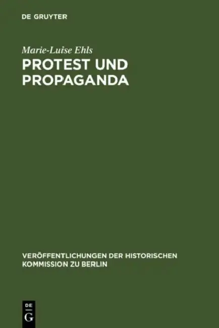 Cover of Protest Und Propaganda