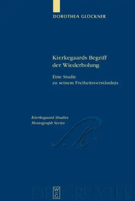 Cover of Kierkegaards Begriff der Wiederholung