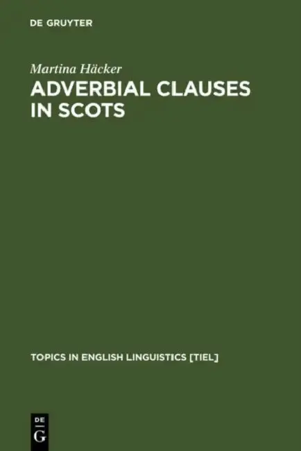 Cover of Adverbial Clauses in Scots