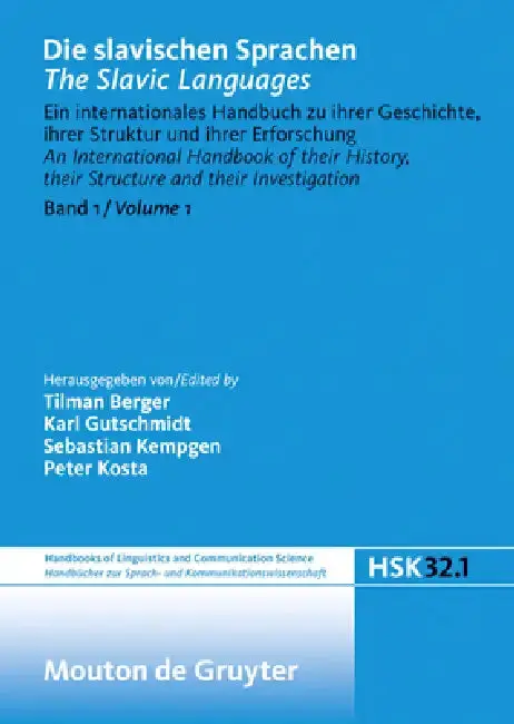 Cover of Die Slavischen Sprachen / The Slavic Languages. Halbband 1