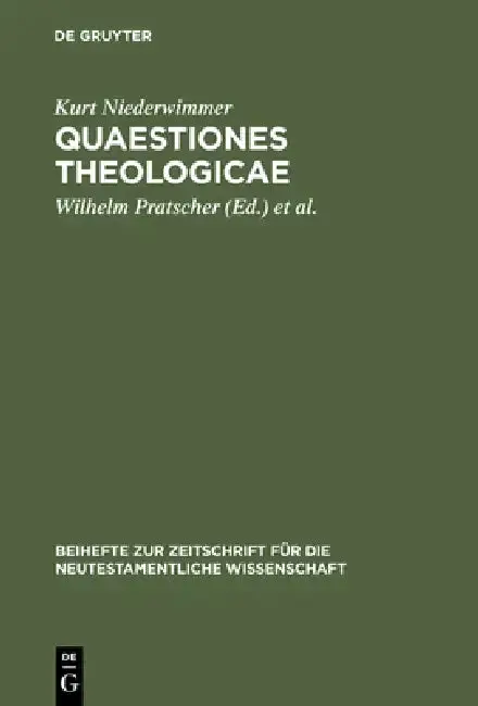 Cover of Quaestiones theologicae