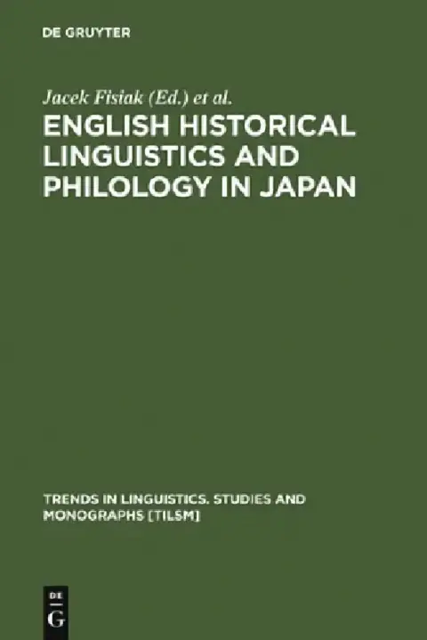 Cover of English Historical Linguistics and Philology in Japan