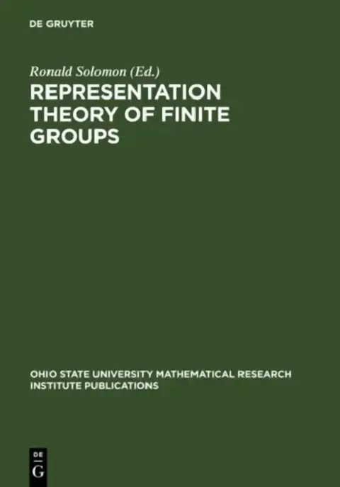 Cover of Representation Theory of Finite Groups