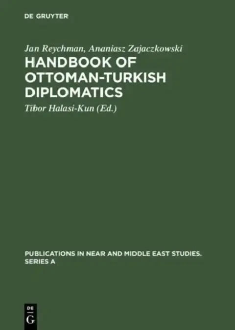 Cover of Handbook of Ottoman-Turkish Diplomatics