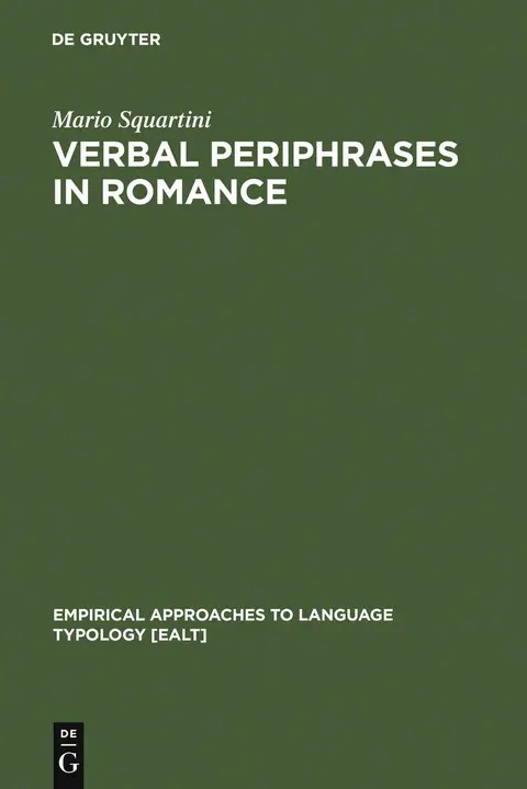 Cover of Verbal Periphrases in Romance
