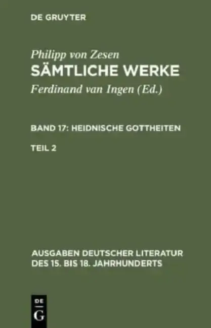 Cover of Sämtliche Werke. Bd 17