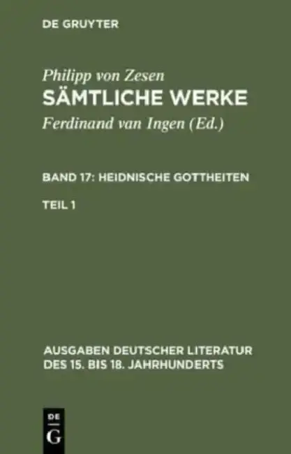 Cover of Sämtliche Werke. Bd 17