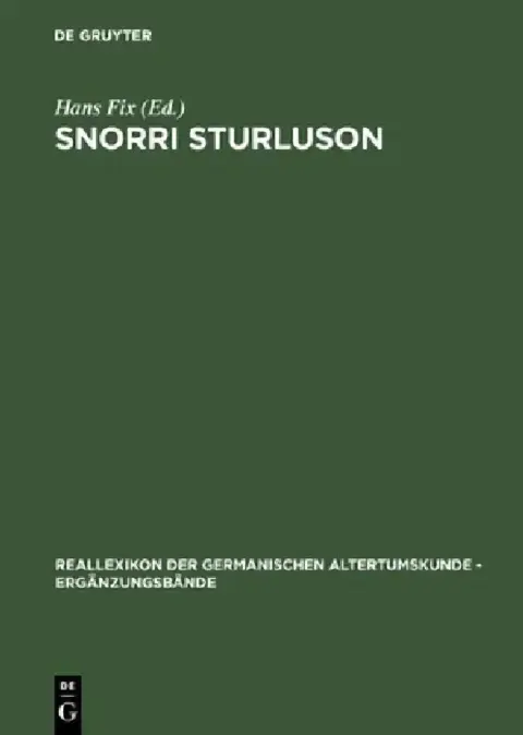 Cover of Snorri Sturluson