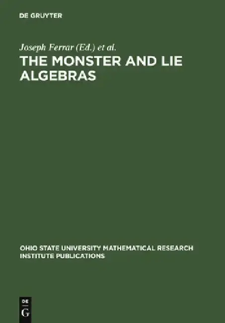 Cover of The Monster and Lie Algebras