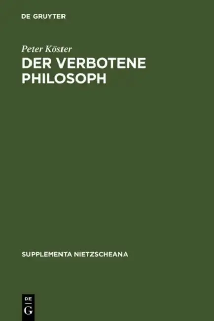 Cover of Der verbotene Philosoph