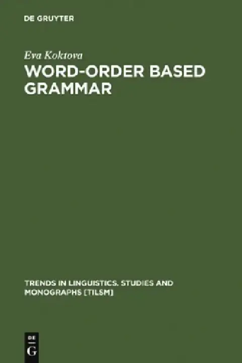 Cover of Word-Order Based Grammar