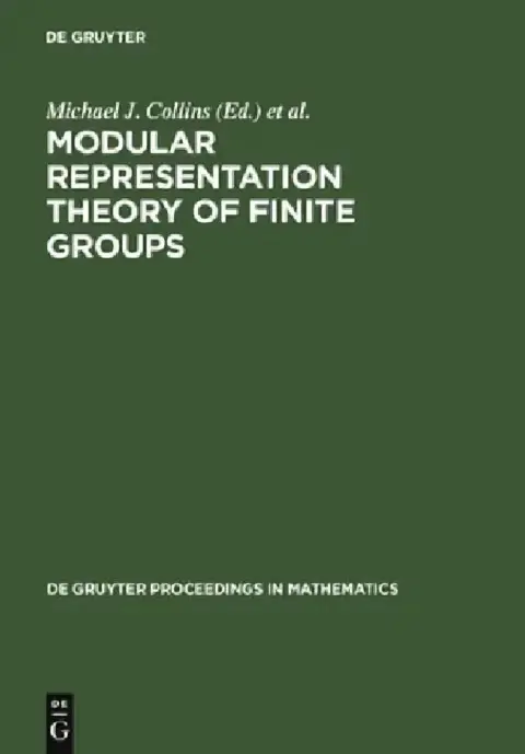 Cover of Modular Representation Theory of Finite Groups