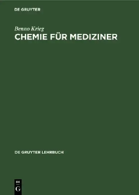 Cover of Chemie Für Mediziner