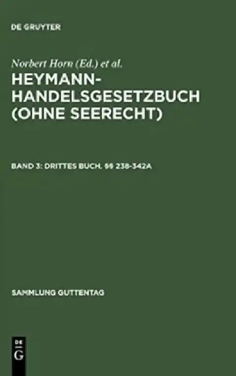 Cover of Drittes Buch. 238-342a