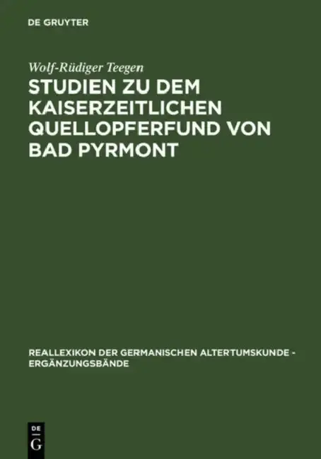 Cover of Studien zu dem kaiserzeitlichen Quellopferfund von Bad Pyrmont
