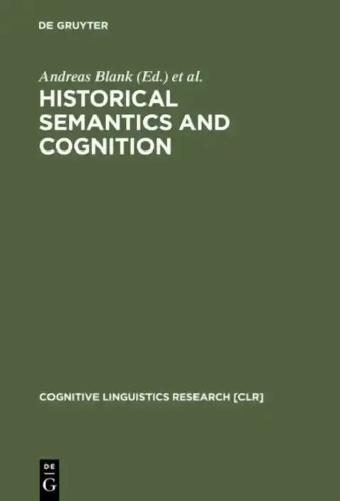 Cover of Historical Semantics and Cognition