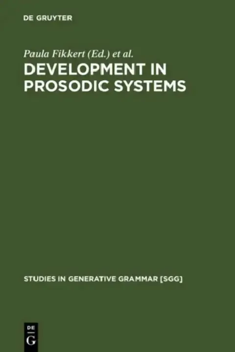 Cover of Development in Prosodic Systems