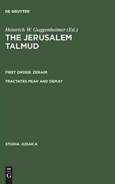 Cover of Tractates Peah and Demay