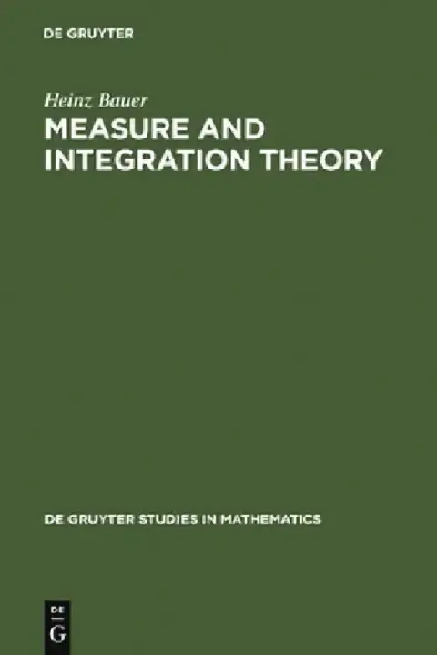 Cover of Measure and Integration Theory
