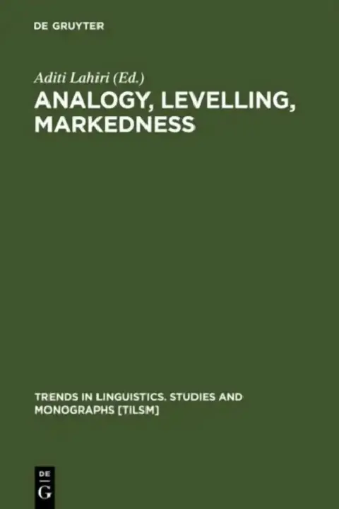 Cover of Analogy, Levelling, Markedness