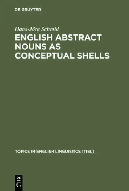 Cover of English Abstract Nouns as Conceptual Shells