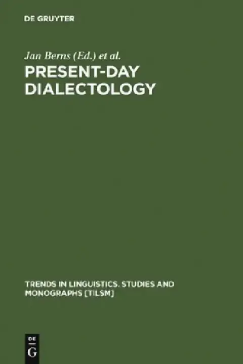 Cover of Present-day Dialectology