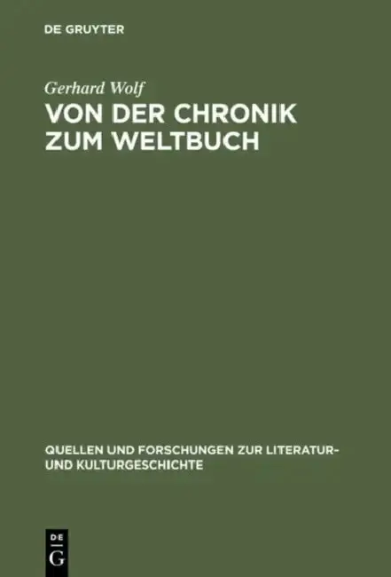 Cover of Von Der Chronik Zum Weltbuch