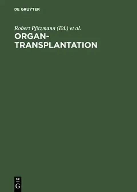 Cover of Organtransplantation