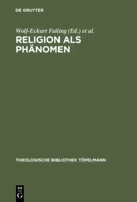 Cover of Religion als Phänomen