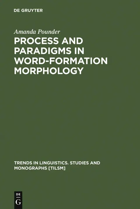 Cover of Process and Paradigms in Word-Formation Morphology